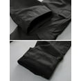 thumbnail image 5 of TRGPSG Men's Fleece Lined Cargo Pants, Waterproof Insulated Winter Hiking Pants, Multi-Pocket Thermal Work Pants,Black Size 36, 5 of 6