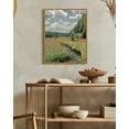 thumbnail image 3 of Drsoum Vintage Wall Art 11x14in Natural Framed Flower Garden Wall Prints Landscape Classic Retro Farmhouse Rustic Decorations for Living Room Bedroom, 3 of 6