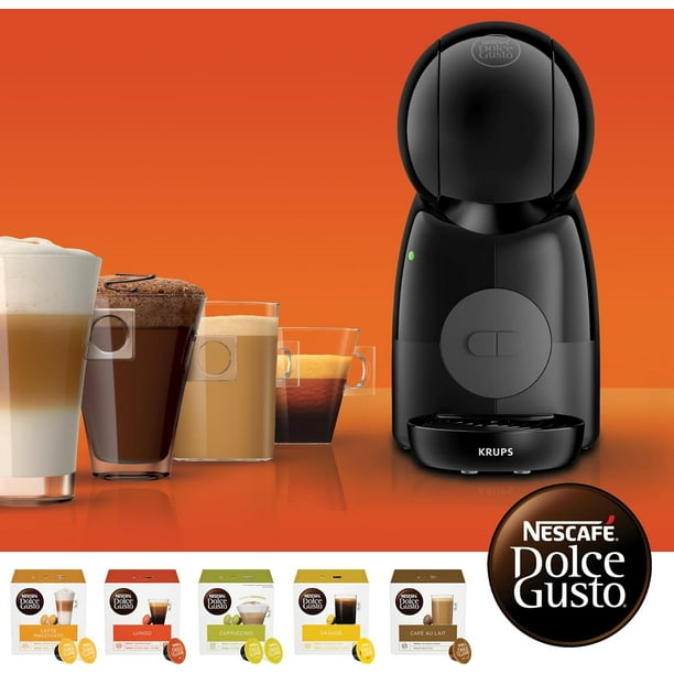 Cafetera Multibebidas de Cápsulas Krups Dolce Gusto Piccolo Negra