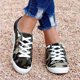 thumbnail image 5 of Zapatos de lona de corte bajo Zapatos planos casuales para estudiantes de la versión coreana perezosa de un pie Wmkox8yii FOPL2679, 5 of 5
