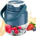 thumbnail image 1 of Portable Blender USB Rechargeable Blender Juicer Cup with 8 Stainless Steel Blades Efficient Personal Size Blender Fruit Mixer Smoothies Blender 500ml with Overload Protection for Home Of, 1 of 6