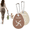 Brown/Cream, variant on Sweet Paws Bag Charm Holder for Filled Dog Poop Bags - Brown/Cream