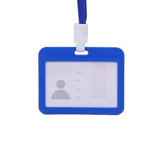 BAIJEN Blue Marble Lanyards for ID Badges, Badge Reel Retractable Badge Holder with Lanyard for Teacher, Women, Kids