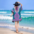 thumbnail image 2 of Kaftan Dress - Caftans for Women - Women's Caftans Available in One Size to Fit US 4,6,8 and 10 (123 Teal), 2 of 5