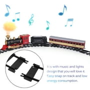 Children Friends Electric Music Lights Railway Vehicles Car Educational Toys