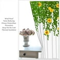 thumbnail image 5 of Rustic Yellow Floral Washable Blackout Curtains, Garden Nature Plants Vine Large Window Treatments for Living Room Bedroom, Room Darkening Curtains for Kitchen Dining Room Kid Room-W52xL84in, 5 of 6