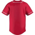 thumbnail image 3 of Men's GameDay Greats  Red Bradley Braves  Lightweight Baseball Jersey, 3 of 3