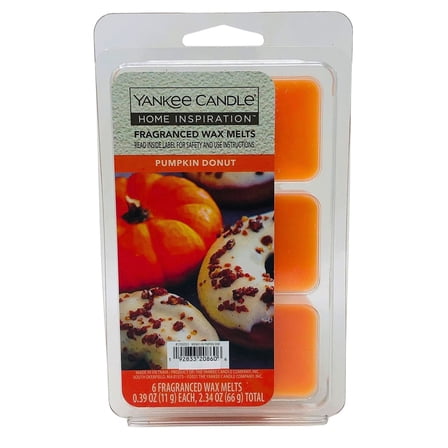 Yankee Candle Home Inspiration Pumpkin Donut Fragranced Wax Melts, 6 Count, 2.34 oz