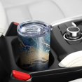 thumbnail image 5 of 20oz Tumbler with Lid and Straw Stainless Marble Steel Vacuum Insulated Water Coffee Tumbler Cup, Double Wall Vacuum Insulated Travel Mug Reusable Tumblers for Ice Drinks, Hot Beverage, 5 of 7