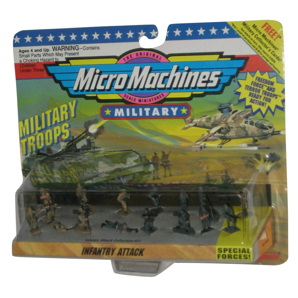 Micro Machines Military Infantry Attack 17 Collection Toy Figure Set