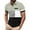 Green, variant on Yiaimeir ‌Men's Stand Collar T-shirt Fashion Summer Short Sleeve‌ Top
