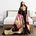 thumbnail image 6 of Ultra Soft Throw Blanket Flannel Dwight Music Yoakam Theme Light Weight Warm Blanket for Living Room/Bedroom 40"X30", 6 of 6
