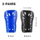 thumbnail image 2 of 2 pares de equipos de fútbol de protección de pantorrillas para niños ligeros y transpirables para niños y niñas de 1,4 my menos (negro + azul), 2 of 7