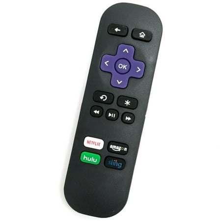 Iogear Ir Remote Control - New IR Replaced Remote Control for Roku 1 2 3 4 HD LT XS XD Player + Hulu Sling Amazon Key