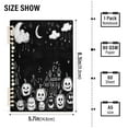 thumbnail image 3 of WOBOGO Pumpkins City Notebook College Horizontal Grid Paper Ink Spill Resistant Water Resistant Cover 8.3x5.7x0.4in, 3 of 8