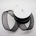 thumbnail image 2 of Cinta decorativa CT CRAFT LLC de organza transparente, 3,8 cm x 46 m, color negro, 2 of 6