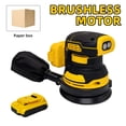 thumbnail image 6 of Cordless Orbital Sander (Dewalt 20V MAX Compatible) with 30 Sandpapers & Dust Bag, 6 of 13