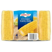Birds Eye Extra Sweet Corn On The Cob, Frozen Vegetables, 4-Count