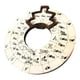 thumbnail image 1 of Rueda de acordes de madera circular Rueda de acordes de madera para músicos Compositores Bajo 15cm, 1 of 7