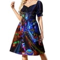thumbnail image 1 of Vestido de manga corta estilo Las Vegas Strip, elegante y holgado, para mujer, ideal para el baile de graduación., 1 of 7