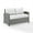 White & Gray, variant on Bradenton Outdoor Loveseat - Sunbrella