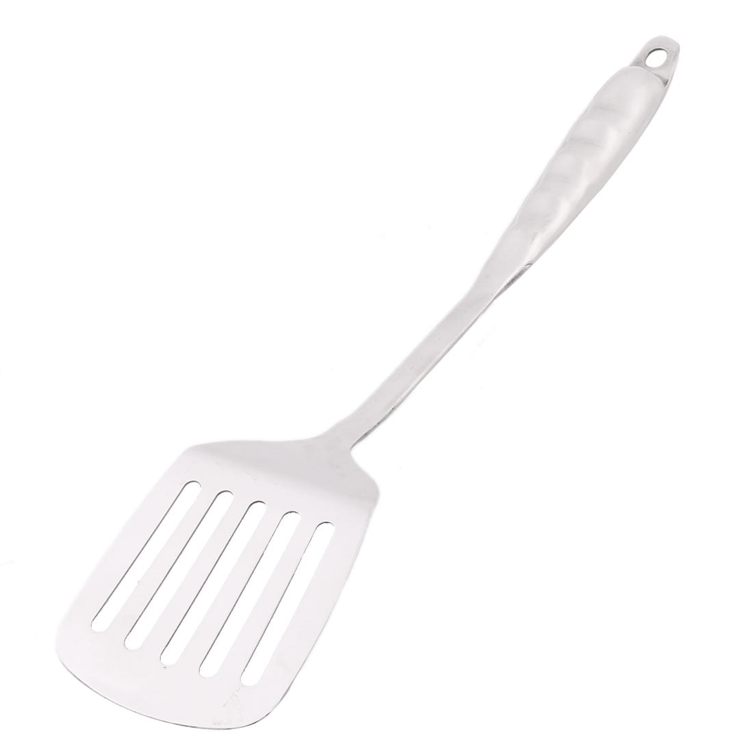 Wooden Grip Stainless Steel Slotted Spatula /Pancake Or Egg Turner-  Multicolour