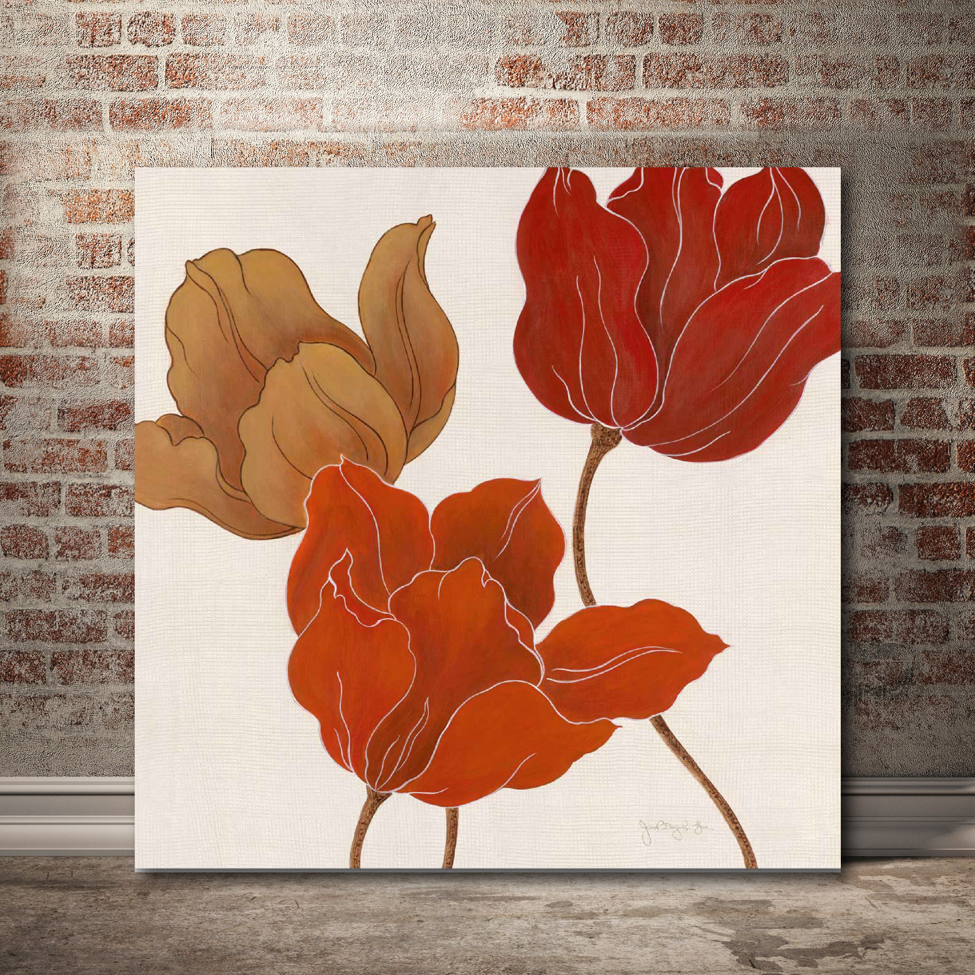 Spice Flower I Gallery-Wrapped Canvas Wall Art, 16x16