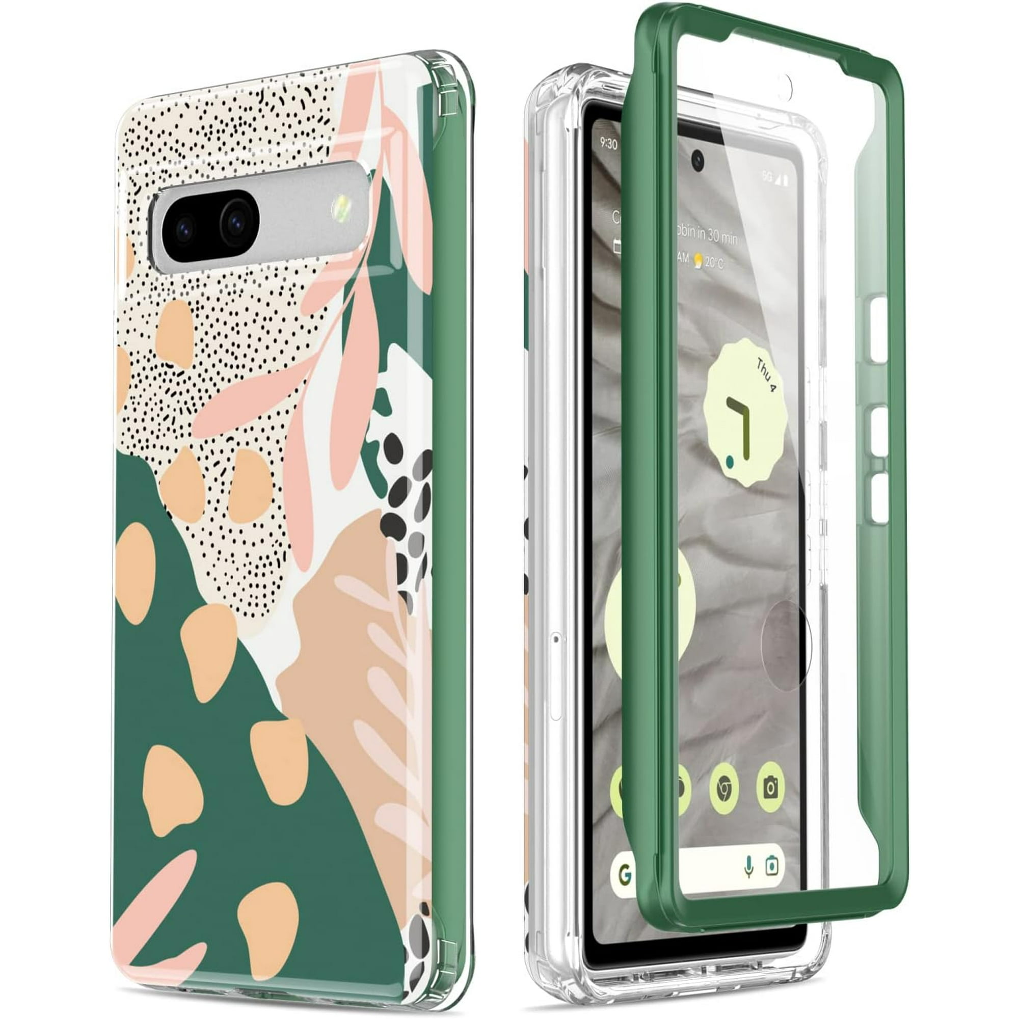 Coque pour Google Pixel 7a avec Verre TrempéLentille