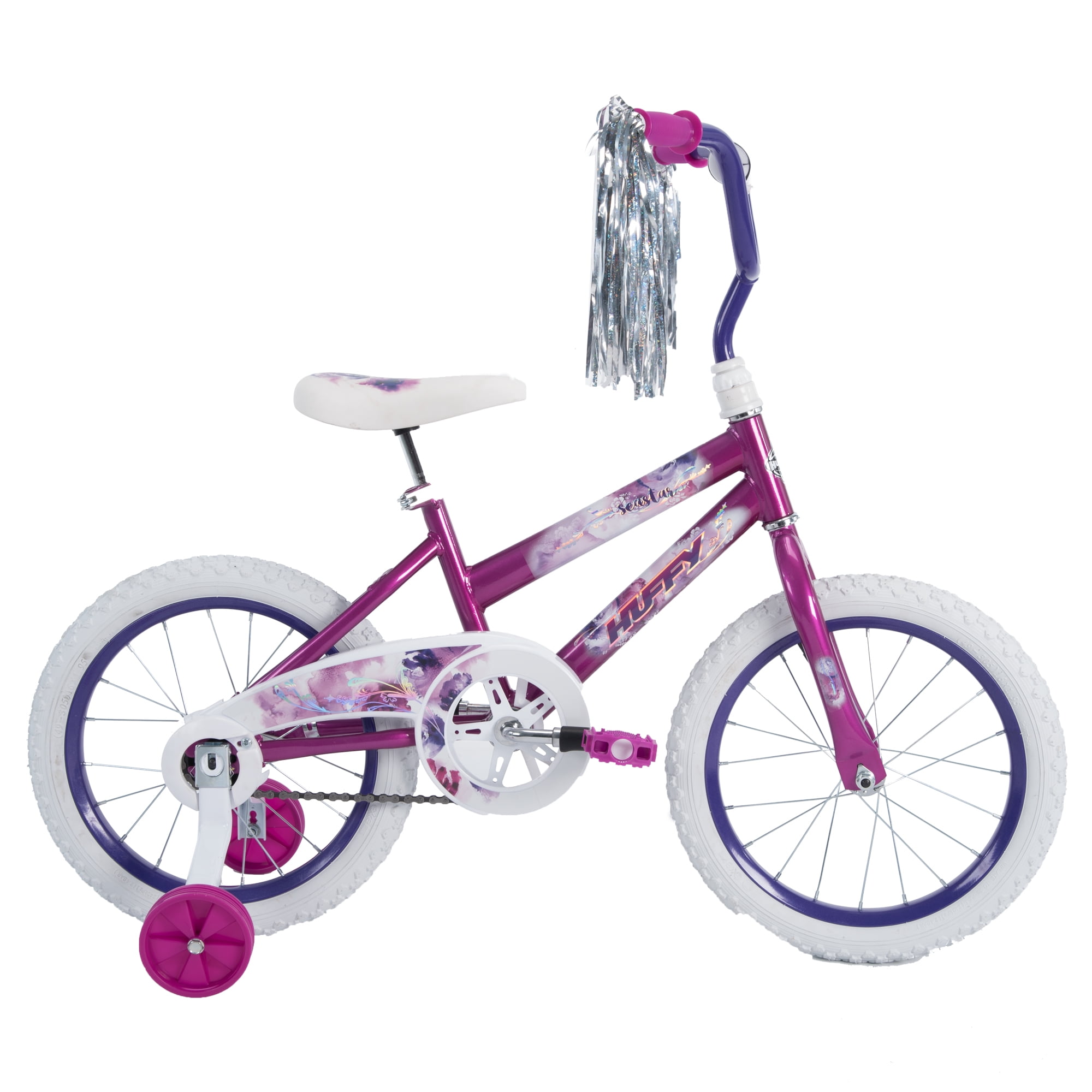 Huffy 16 in. Sea Star Girl Kids Bike, Metallic Purple - 2