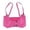 Hot Pink, variant on Leather Belt Wide Underbust Corset Leather Harness Belt Punk Fashion Style For Women Girl Waist Girdles, Size 75