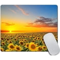 thumbnail image 1 of Sunset Sunflower Scenery Gaming Mouse Pad Custom Design Beautiful Personality Desigs Non-Slip Rubber Base Perfect for Desk & Gaming, 1 of 4