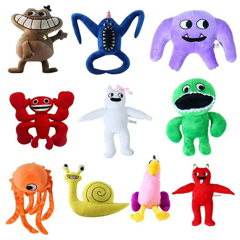 Game Ro-blox Rainbow Friends Plush Toys Cartoon Anime Game Figure Doll Blue  Green Monster Soft Stuffed Animal Toys for Kids Fans