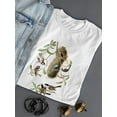 thumbnail image 3 of Black-Capt Titmouse. T-Shirt Women -John James Audubon Designs, Female 5X-Large, 3 of 4