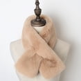 thumbnail image 1 of Faux Rabbit Fur Full PC Scarf Double Sided Thickened Warm Winter Accessories for Women, 1 of 2
