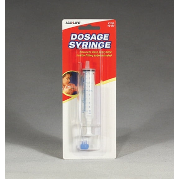 Dosage Syringe 2-tsp/10 Ml.