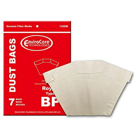 Replacement Part For Hoover EnviroCare Vacuum Cleaner Bags Designed to Fit and Shoulder Vac and Back Pack Type BP 7 Bags