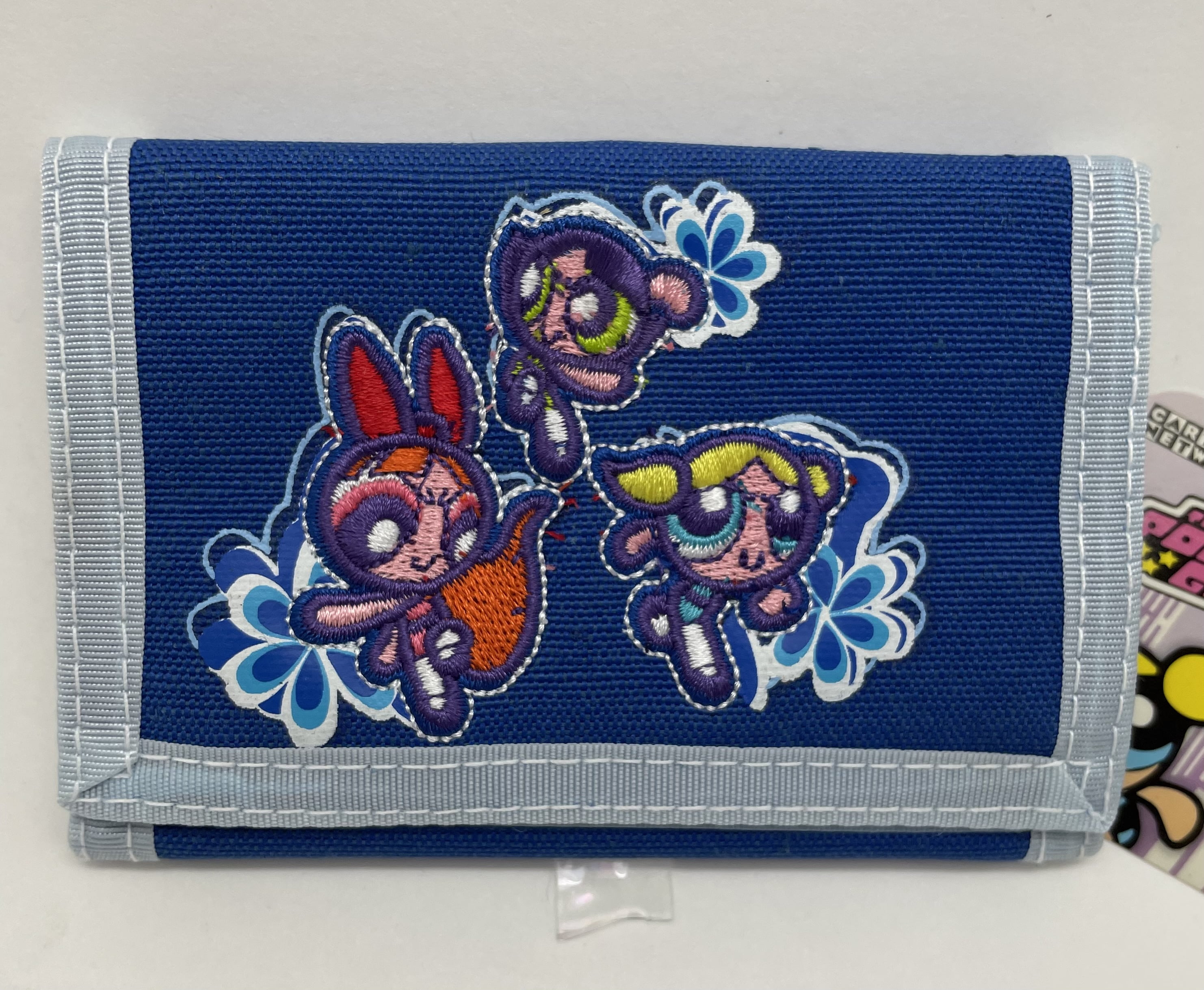 PowerPuff Girls Wallet Girls Trifold Wallet ( Blue)
