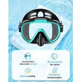 thumbnail image 2 of Set de snorkel Vengreedo con aletas para adultos, equipo de snorkel, 2 of 8