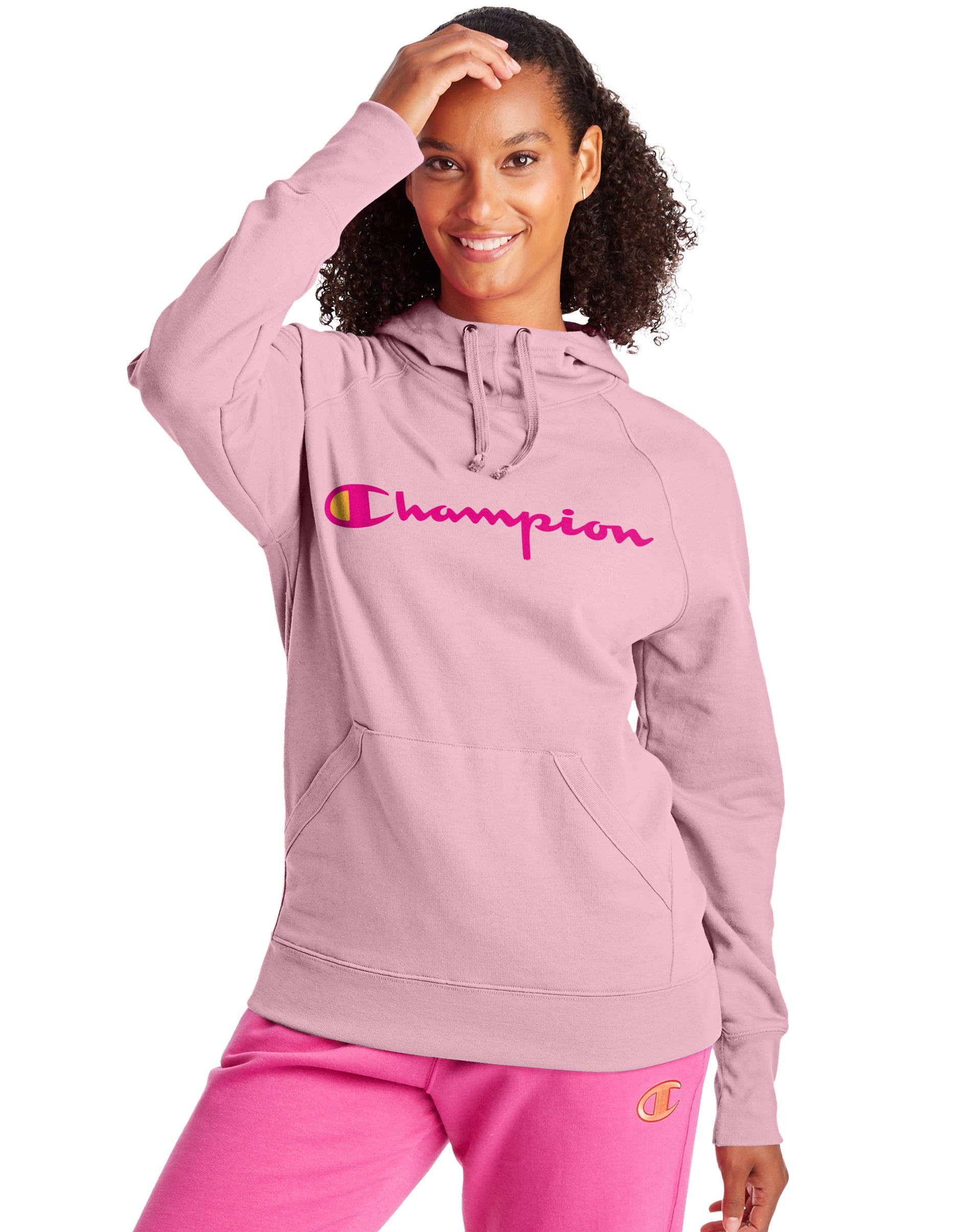 Champion Womens Powerblend Fleece Pullover Hoodie, XL, Butterscotch Bliss -  Walmart.com