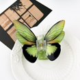 thumbnail image 3 of Butterfly Hair Claw French Hair Clip Non-Slip Hair Clasp for Girls and Women Straight Curly Wavy Hair Styling Accessories, 3 of 7