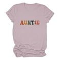 thumbnail image 4 of Alitao Graphic Tees Tshirts Shirts Aunt Shirt I'm Just Here For My Nephew T Shirts Auntie Tee Shirt Crewneck Cotton Short Sleeve T Shirts for Women Summer Shirts Watermelon Red L, 4 of 4