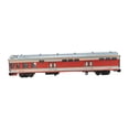 thumbnail image 3 of Milaget 1/75 Scale Train Baggage Car Model Carriage Model Souvenir Realistic Collectible Red, 3 of 9