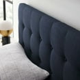 thumbnail image 3 of Modway Emily Queen Upholstered Polyester Fabric Headboard in Navy, 3 of 9