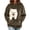 Brown, variant on Women Fluffy Fleece Pomeranian Pocket Graphic Hooded Tops, Drawstring Loose Long Sleeve Pullover Sweatshirts, Solid Warm Relaxed Spring Fall Winter Daily Casual Fashion Blouses(Beige,M)