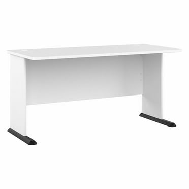 Studio A 60W Gaming Desk in White - Engineered Wood