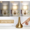 thumbnail image 3 of Set de 2 lámparas Bedside Touch Boncoo, regulables, 40 cm, con bombilla, 3 of 8