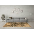 thumbnail image 3 of Ahgly Company Indoor Square Oriental Brown Industrial Area Rugs, 4' Square, 3 of 4