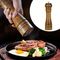 thumbnail image 5 of Salt and Pepper Mill Solid Wood Pepper Grinder Pepper Shaker with Strong Adjustable Ceramic Grinder, 5 of 5