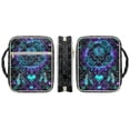thumbnail image 2 of ZUXONGSY Skull Rose Heart Print Bible Case for Women Quilted Bible Carrier Sturdy Christian Tote Bag with Handle ChuZU Bag for Study, 2 of 7