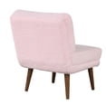 thumbnail image 4 of Lifestyle Solutions Chaise d'Appoint Dalton en Tissu Rose, 4 of 5